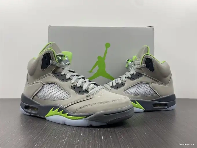 Cheap Kickmax DM9014-003 Bean (2022) Retro Jordan 5 Green 0417